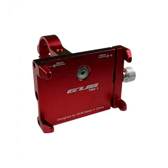 Support téléphone GUB Pro 1 rouge 2